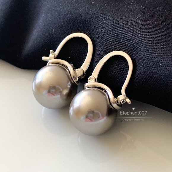 Kate Spade earrings grey pearl earrings